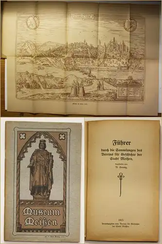 Hornig Führer durch die Sammlung der Stadt Meißen 1915 Sachsen Ortskunde sf