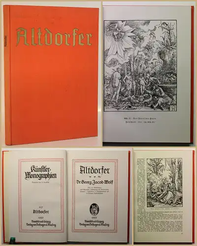 Wolf Altdorfer 1925 Künstler Monographien Kultur Kunst Geschichte Grafik sf