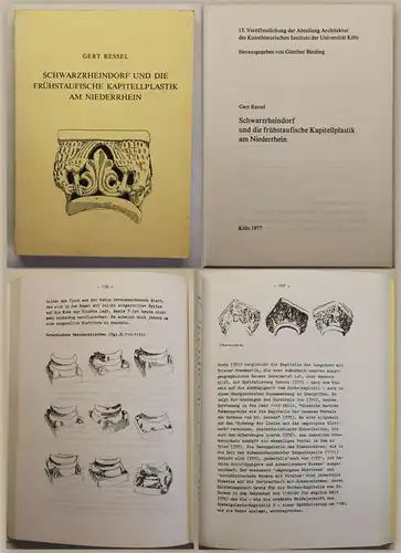 Ressel Schwarzrheindorf & die frühstaufische Kapitellplastik 1977 Architektur xz