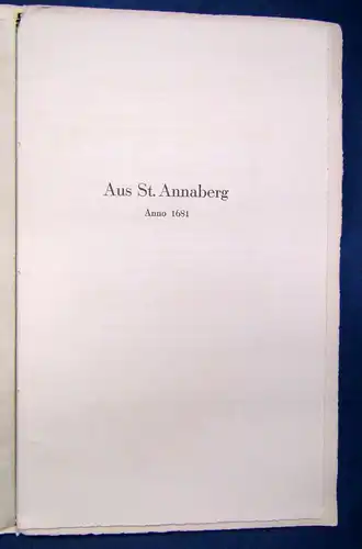 Hoch erfreuliches Willkommen Fürsten und Herrn Johann Georgen 1925 Faksimile sf