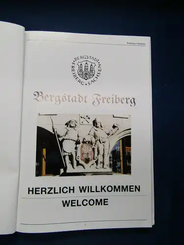 Bergstadt Freiberg 1994 Sachsen Saxonica Mittelsachsen Bergstadt Handwerk js