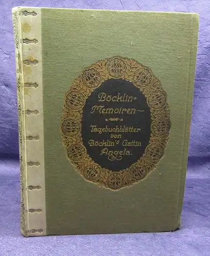 Runkel Böcklin Memoiren 1910 Tagebuchblätter von Böcklins Gattin Angela  js