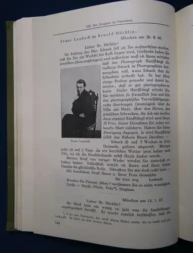 Runkel Böcklin Memoiren 1910 Tagebuchblätter von Böcklins Gattin Angela  js