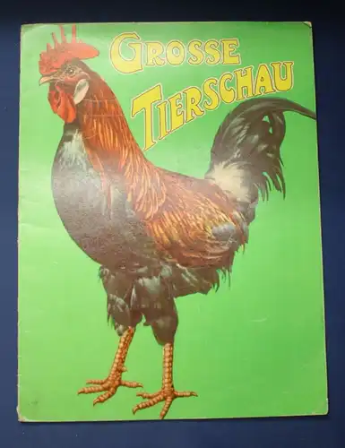 Kinderbuch Grosse Tierschau um 1930 Illustrationen Geschichten Belletristik js