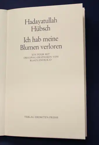 Konvolut 3 Bücher Eremiten Presse 1978- 1991 Erzählungen, Original Graphik js