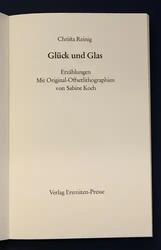 Konvolut 3 Bücher Eremiten Presse 1978- 1991 Erzählungen, Original Graphik js