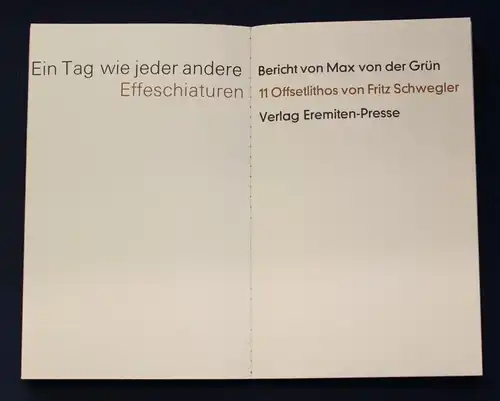 Konvolut 3 Bücher Eremiten Presse 1982/ 72/ 73 Erzählungen, Original Graphik js