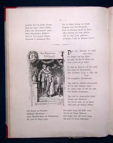 Köppen Männer und Thaten Vaterländische Balladen 1881 Gesänge Gemeinschaft js