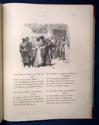 Köppen Männer und Thaten Vaterländische Balladen 1881 Gesänge Gemeinschaft js