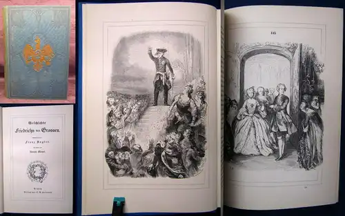 Kugler Geschichte Friedrich des Grossen um 1900 illustriert v. Adolph Menzel js