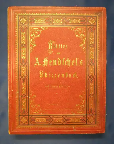 A,. Henschel's Skizzenbuch um 1880 45( von 50) Tafeln Künstler Kunst 2.Teil js