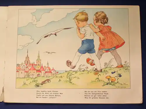 Kinderbuch Hans und Anni in Liliput um 1930 Belletristik Geschichten Lyrik js