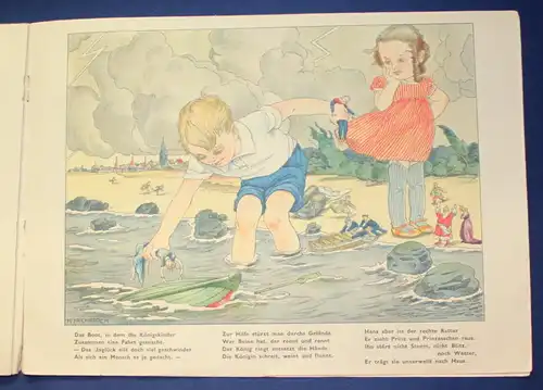 Kinderbuch Hans und Anni in Liliput um 1930 Belletristik Geschichten Lyrik js