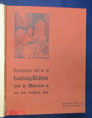 Hoff Lehrjahre bei Ludwig Richter und in München 1903 14 Bilder in Lichtdruck js