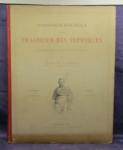 Lachmann Umrisszeichnungen zu den Tragödien des Sophokles 1873 Geschichte sf