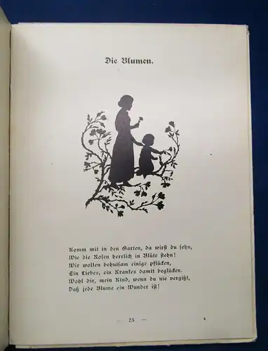 Gandy Aus Kinderreich und Elfenland 1910 Silhouetten Kinderbuch Belletristik