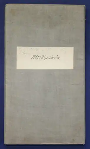 Original lithographische Karte Kötzschenbroda um 1920 Landeskunde Geografie sf