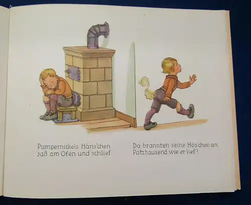 Geyer Lieder und Reime um 1940 Kinderbuch illustriert nahezu verlagsfrisch