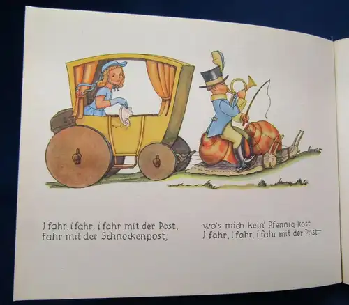 Geyer Lieder und Reime um 1940 Kinderbuch illustriert nahezu verlagsfrisch