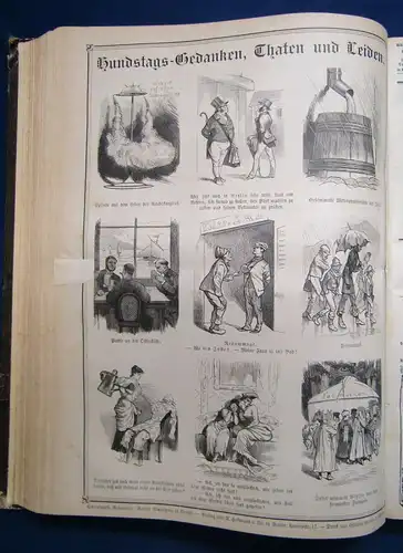 Kladderadatsch 36. Jahrg.Hefte 1-60 1883 Humoristisch-satirisches Wochenblatt js