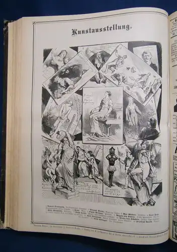 Kladderadatsch 36. Jahrg.Hefte 1-60 1883 Humoristisch-satirisches Wochenblatt js