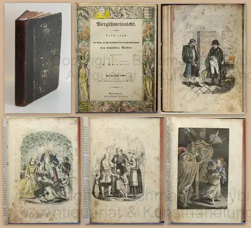 Spindler Vergißmeinnicht Taschenbuch der Liebe Freundschaft & Familienleben 1845