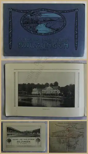 Orig. Werbeprospekt Salzungen 1912 Thüringen Ortskunde Landeskunde Kurort xy