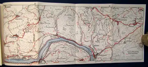 Meinholds Führer Nr. 10 böhmisches Mittelgebirge Westlicher Teil  1928 js