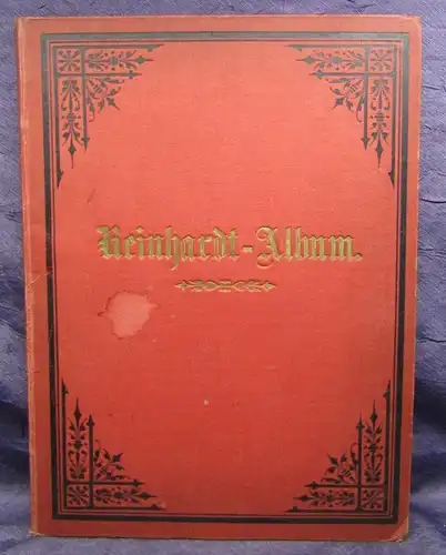 Reinhardt Album 1872 Allen Freunden des Humors gewidmet vom Verfasser js