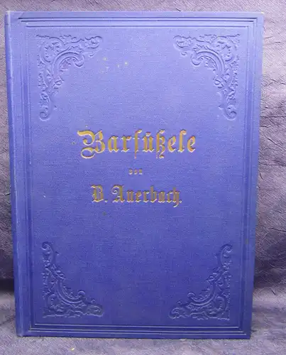 Auerbach Barfüßele 1870 Mit 75 Illustrationen B. Vautier Geschichten Lyrik js