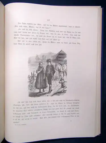 Auerbach Barfüßele 1870 Mit 75 Illustrationen B. Vautier Geschichten Lyrik js