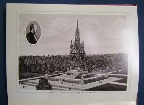 Lithographisches Leporello von London Gesamtlänge 3,70m u. Beilage O. J.  js