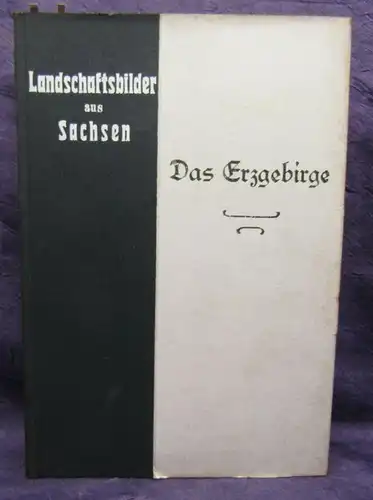 Schöne Landschaftsbilder aus dem Königreich Sachsen 1911 Saxonica Ortskunde js