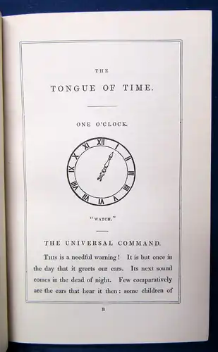 Harrison The Tongue of Time or The Language of a Church Clock 1844 3.Aufl.  js