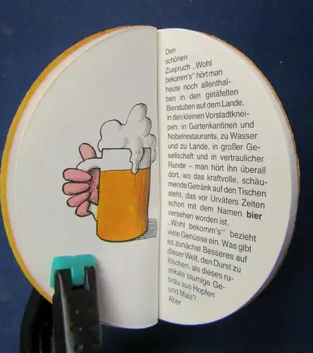 Bierdeckelbuch Und nacht mit gantz verschobner Krause selten 1983 Minibuch js