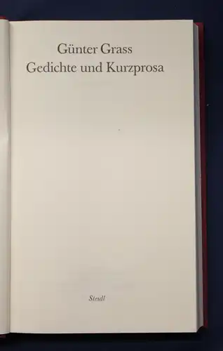 Günter Grass Werkausgabe 9 Bände (1,2,6,10,12,13,14,15,16) 1997 Belletristik js