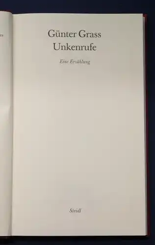 Günter Grass Werkausgabe 9 Bände (1,2,6,10,12,13,14,15,16) 1997 Belletristik js