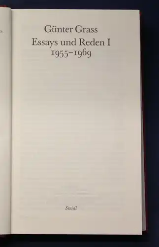 Günter Grass Werkausgabe 9 Bände (1,2,6,10,12,13,14,15,16) 1997 Belletristik js