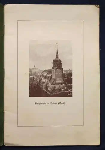 Glauert/Bartsch Geschichte der Hauptkirche zu Dahme (Mark) 1906 Brandenburg sf