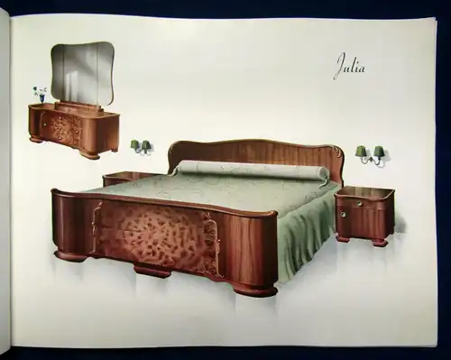 Original Möbelkatalog Schlafzimmer 1937 Bauhaus Art Deco Chippendale sf