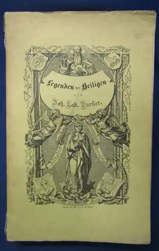 Pyrker Legenden der Heiligen In metrischer Form 70 Vignetten,Verzierung 1844 js