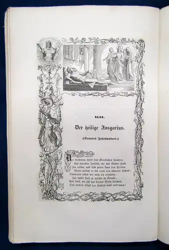 Pyrker Legenden der Heiligen In metrischer Form 70 Vignetten,Verzierung 1844 js