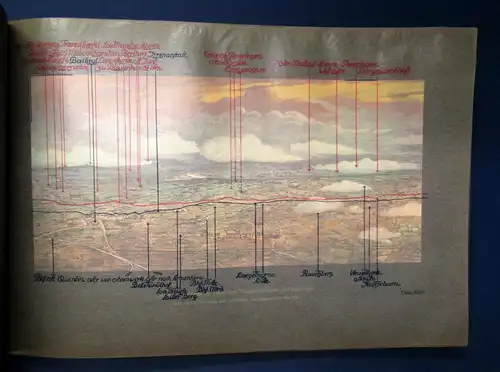 Korfes Das Gesicht der Westfront um 1920 Kriegsdokument, Erinnerungsbuch js