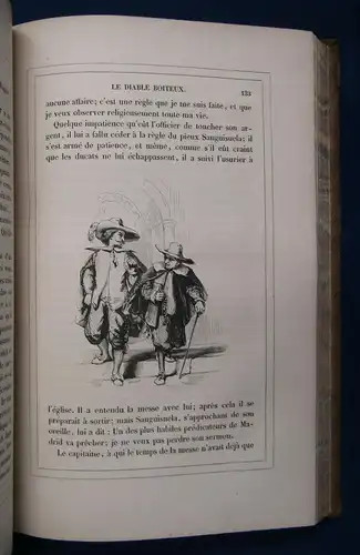 Jules Janin Diable Boiteux Par Le Sage (Der lahme Teufel) 1840 Belletristik sf