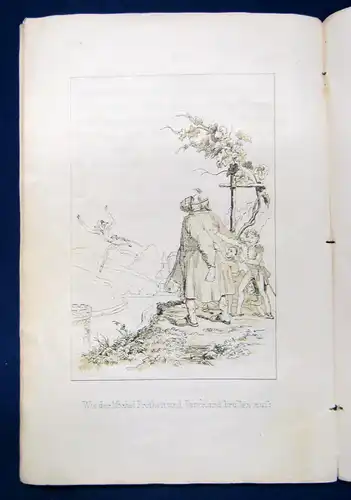 Die wahrhaftige Geschichte vom deut. Michel und seinen Schwestern 1843 selten sf