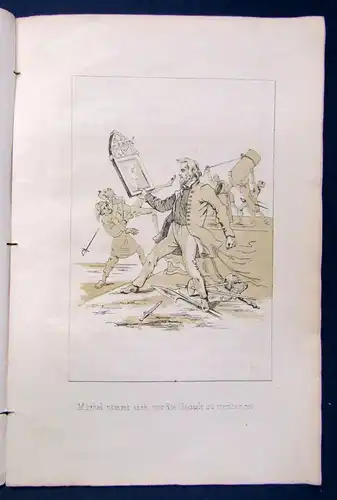 Die wahrhaftige Geschichte vom deut. Michel und seinen Schwestern 1843 selten sf