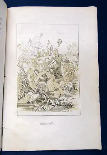 Die wahrhaftige Geschichte vom deut. Michel und seinen Schwestern 1843 selten sf