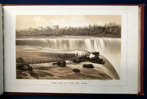 The Falls of Niagara um 1880 Ortskunde Amerika Landschaft Kultur Geografie sf