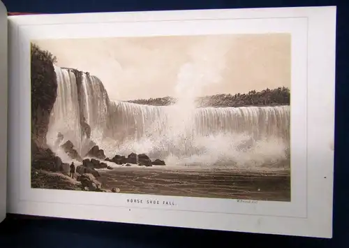 The Falls of Niagara um 1880 Ortskunde Amerika Landschaft Kultur Geografie sf