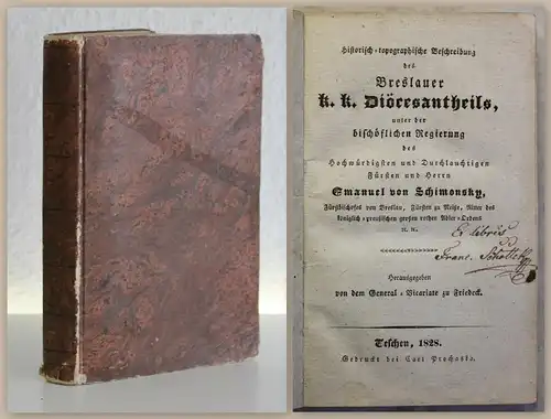 Schipp Histor.-topogr. Beschreibung des Breslauer k.k. Diöcesantheils 1828 xz